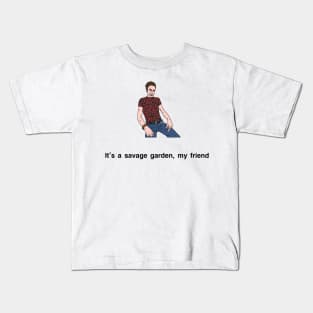 Peep Show Savage Garden Kids T-Shirt